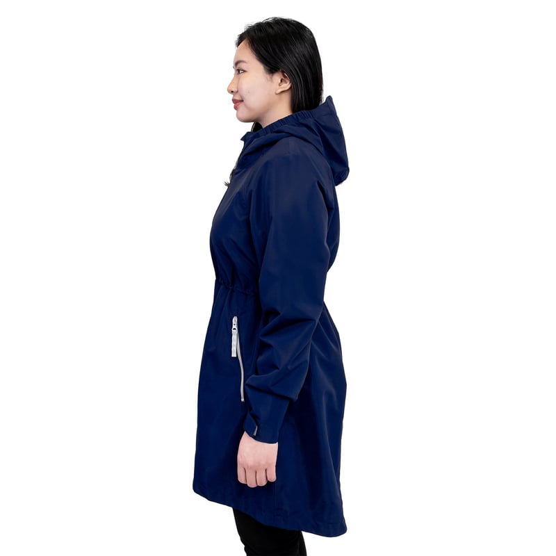 Womens Adjustable Rain Jackets | Navy