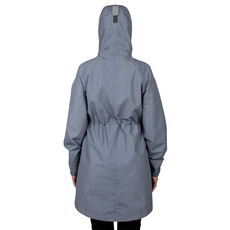 Womens Adjustable Rain Jackets | Heather Grey | Jan & Jul