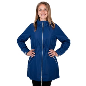 Womens Adjustable Rain Jackets | Nebula Blue