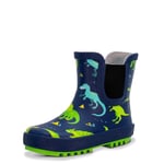 Kids Rubber Rain Boots Dinoland for Boys and Girls Jan Jul