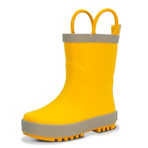 Kids Rubber Rain Boots | Yellow