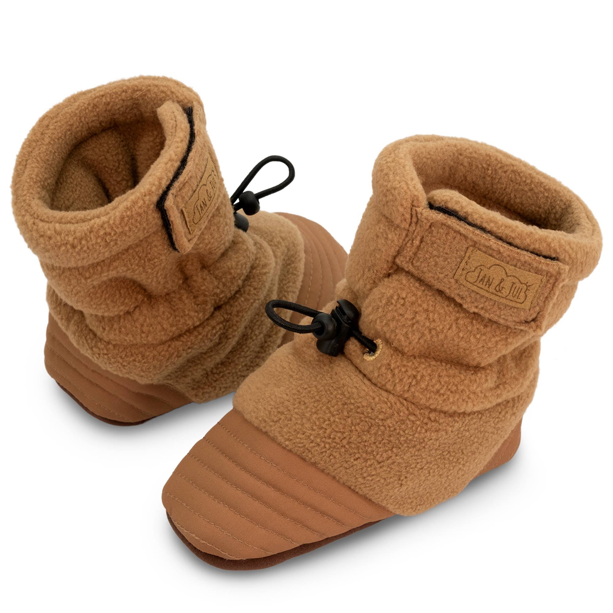 Jan & Jul Stay-Put Cozy Booties - Bear Jan & Jul Stay-Put Cozy Booties - Bear