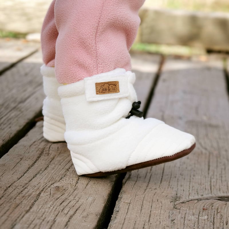 Stonz Puffer Booties 0-3 Months Jan And Jul Stay-Put Winter