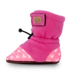 Baby Stay-Put Cozy Booties | Hearts