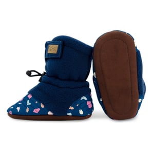 Baby Stay-Put Cozy Booties | Terrazzo