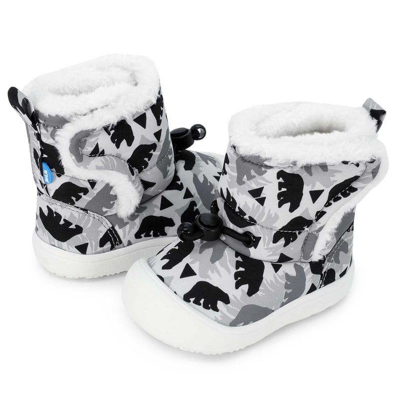 Jan & Jul Toasty-Dry Peuter Winterlaarzen Zwart - Flexibele Zolen EU 22.5 - Warm & Waterafstotend