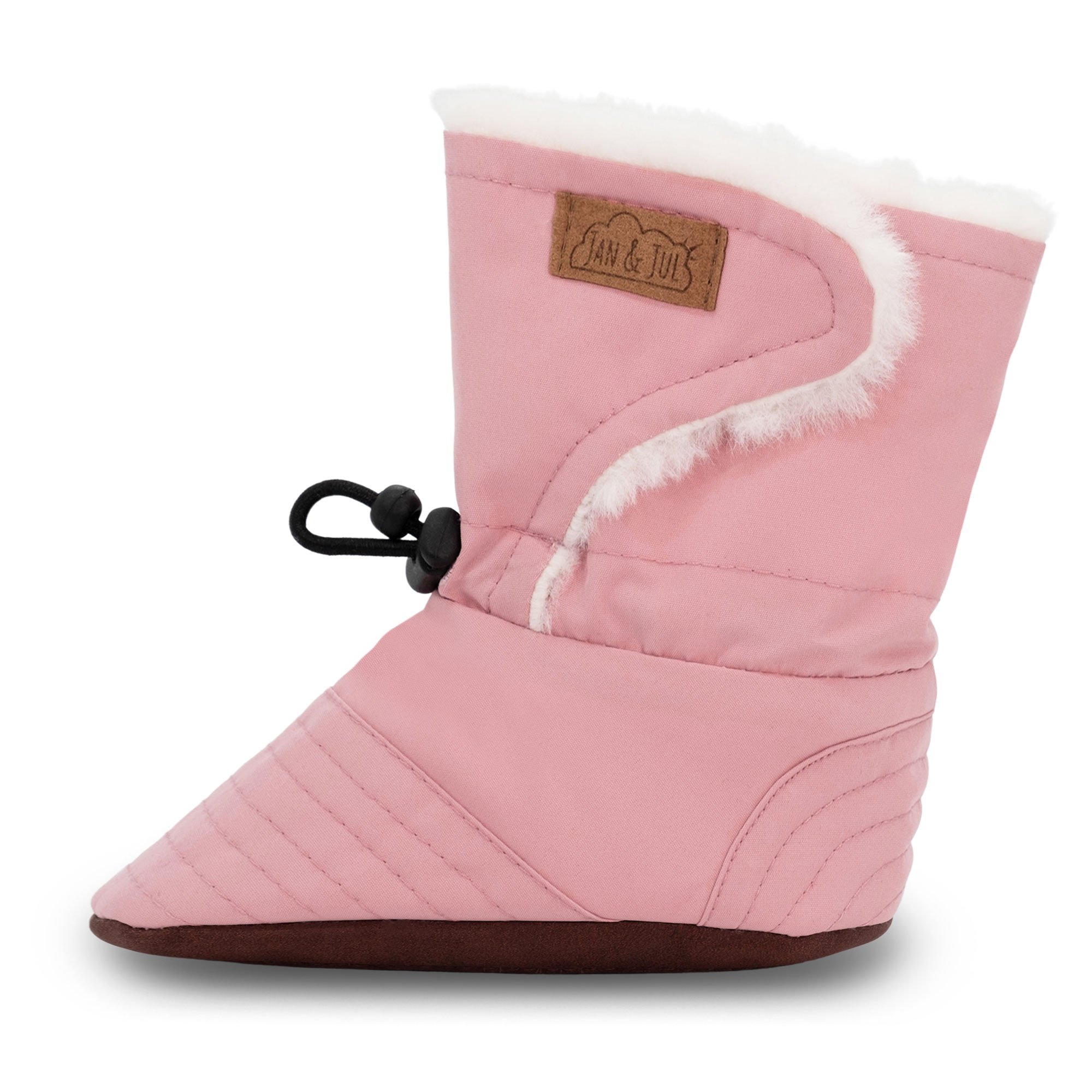 Jan & Jul Stay-Put Cozy Booties - Dusty Pink Jan & Jul Stay-Put Cozy Booties - Dusty Pink