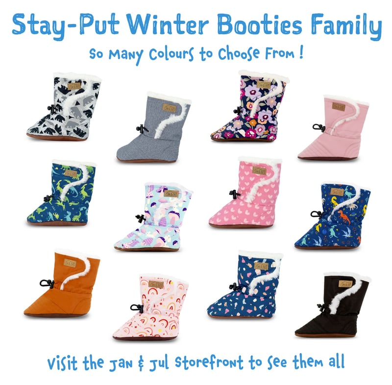 Jan & Jul Stay-Put Winter Booties - Black Jan & Jul Stay-Put Winter Booties - Black