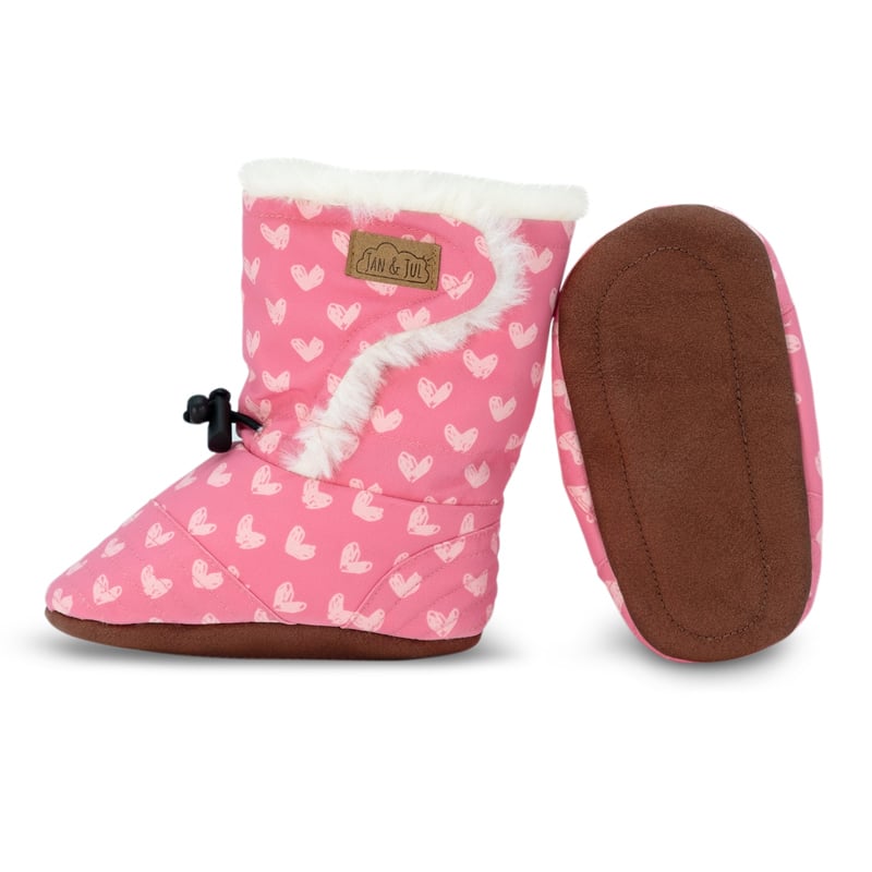 Jan & Jul Stay-Put Winter Booties - Hearts Jan & Jul Stay-Put Winter Booties - Hearts
