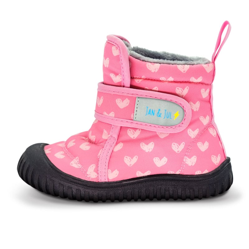 Kids Insulated Ankle Boots | Hearts for Toddlers | Jan & Jul
