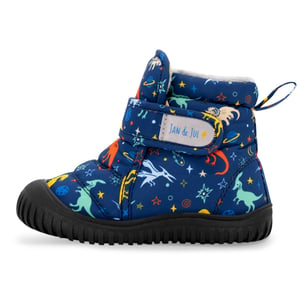 Kids Insulated Ankle Boots | Space Dinos