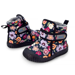 Kids Insulated Ankle Boots | Winter Flowers