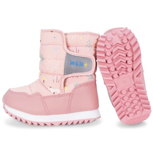 baby冬小物 Winter Girl Cotton Shoes 1-2 Year Old Baby Snow Boot Plush