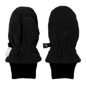 Kids Fleece Mittens | Black