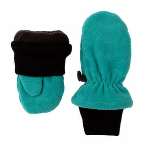 Kids Fleece Mittens | Teal