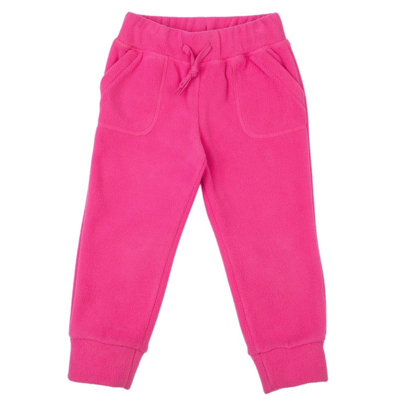 Kids Fleece Pants, Hot Pink, Toddler Joggers