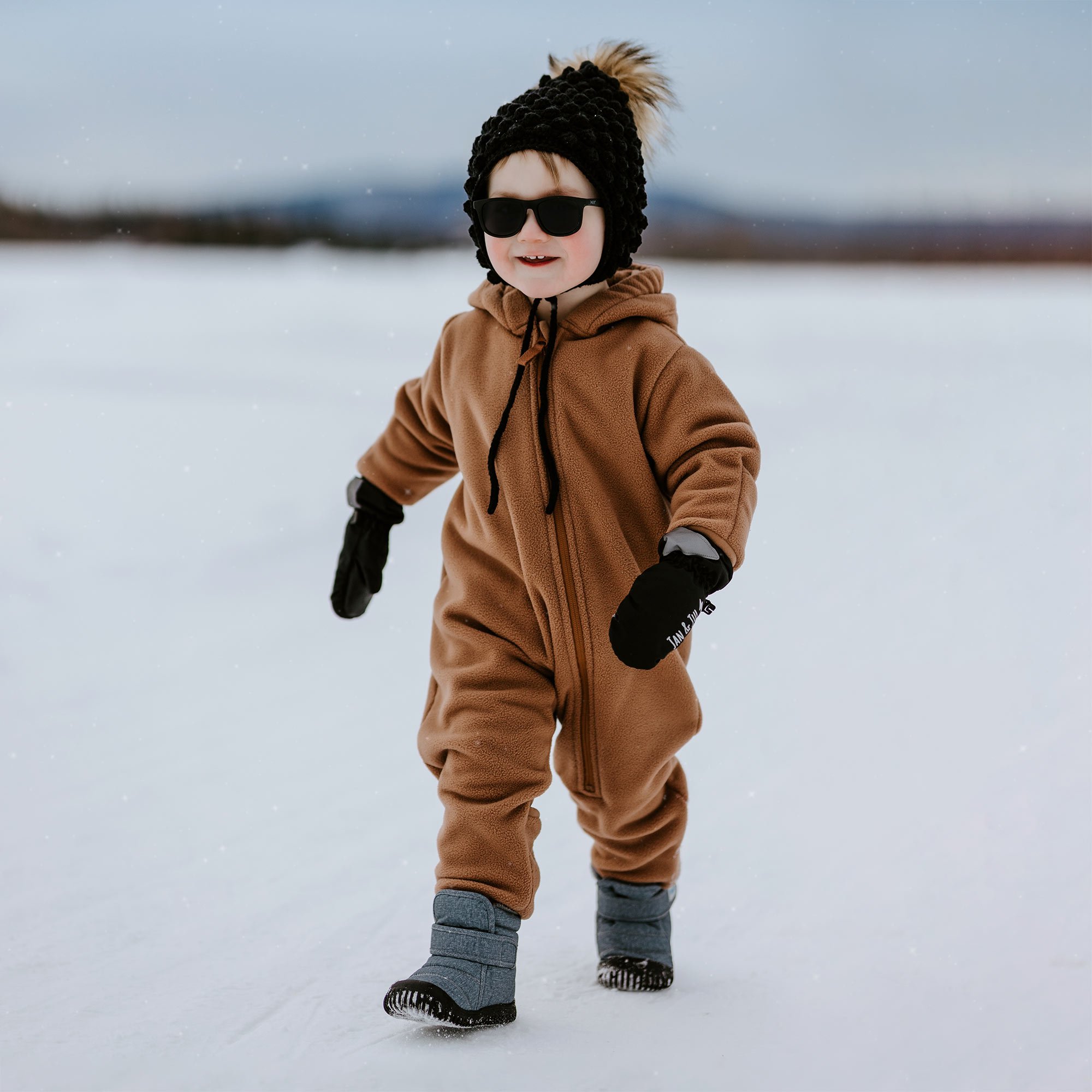 Jan & Jul Fleece Suit - Brown Bear Jan & Jul Fleece Suit - Brown Bear