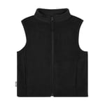 Kids Fleece Vest | Black