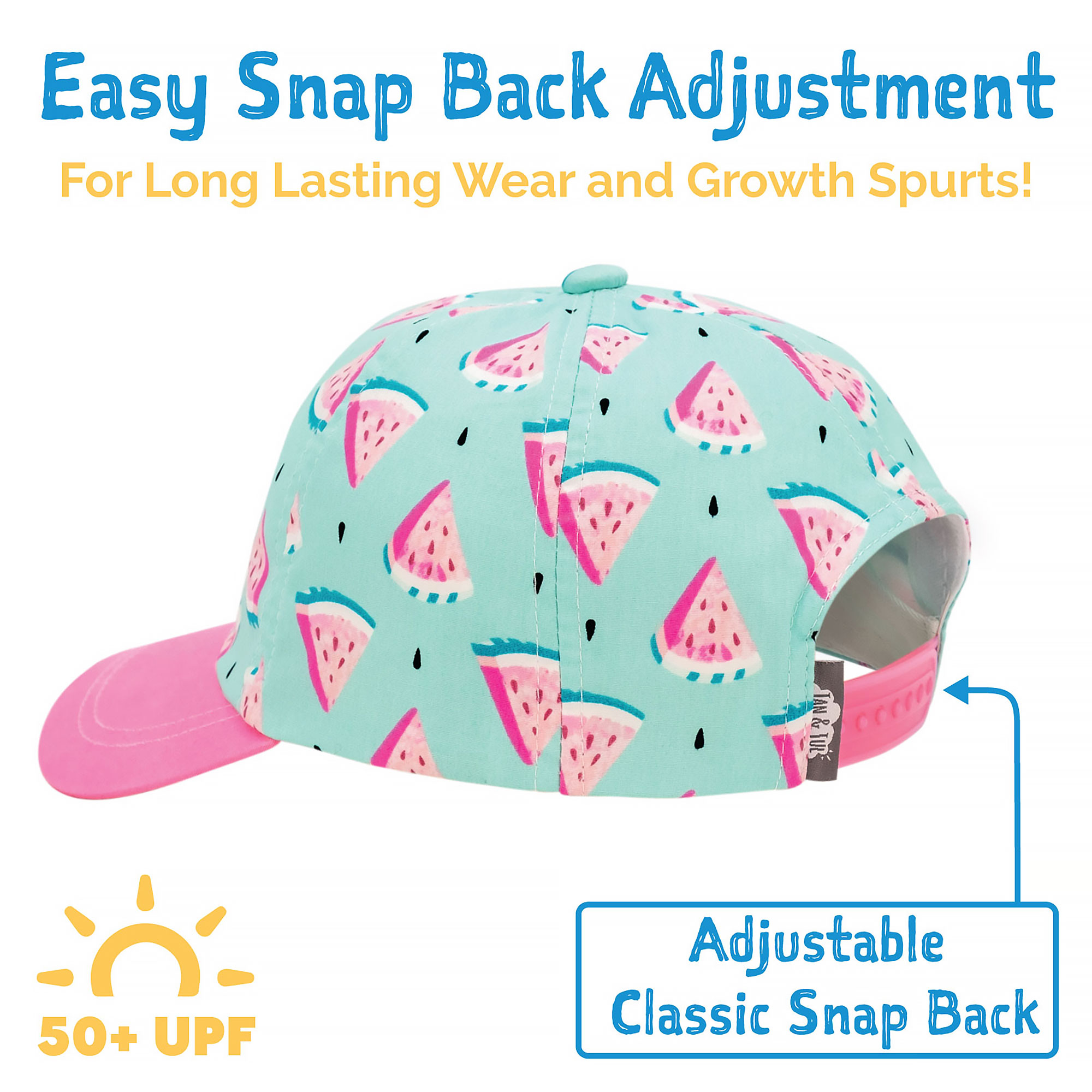 Kids online snap cap