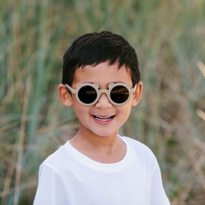 Kids Bear Sunglasses | Olive Khaki