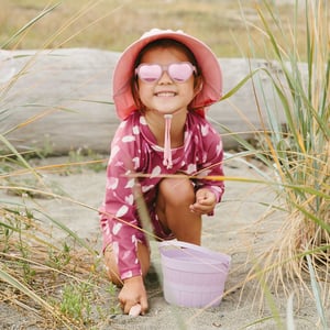 Kids Heart Sunglasses | Frosty Lavender