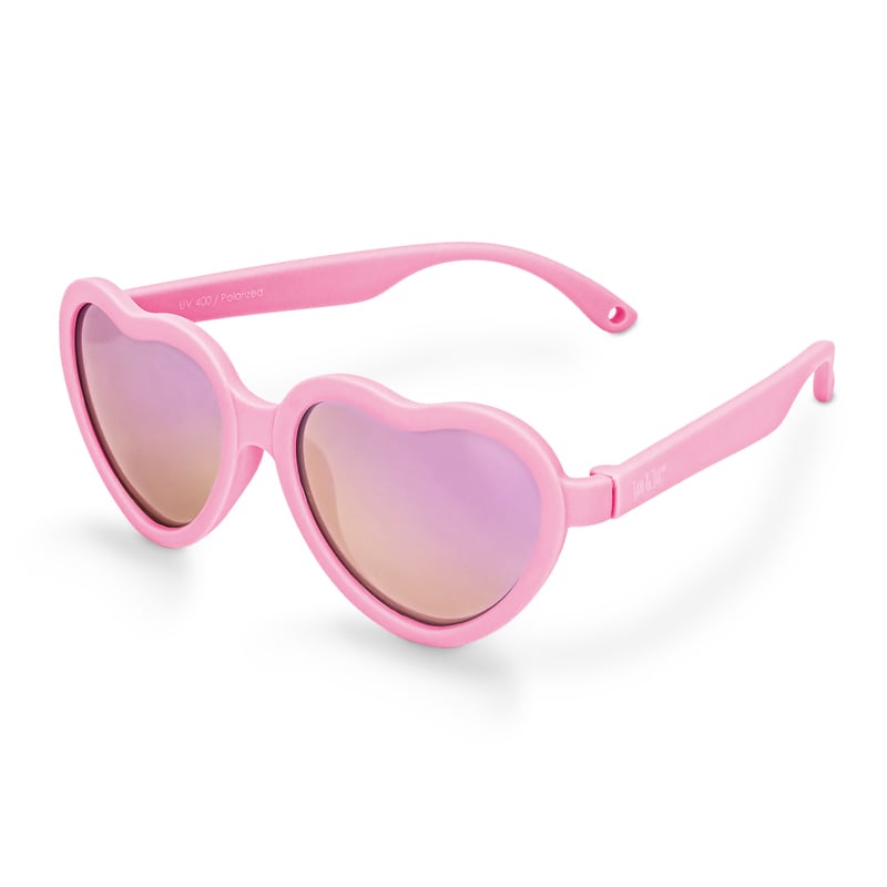 Light pink heart shaped sunglasses top