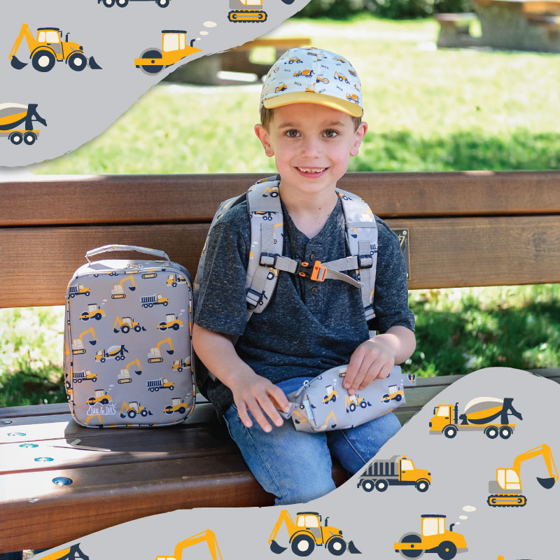 Boys back to School bags and Rain Gear