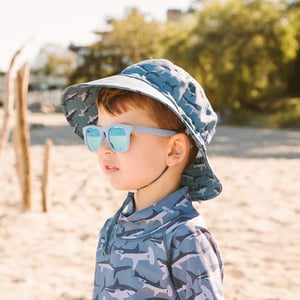 Kids Urban Polarized Sunglasses | Frosty Blue Aurora