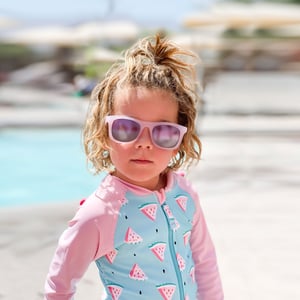 Kids Urban Polarized Sunglasses | Frosty Lavender Aurora