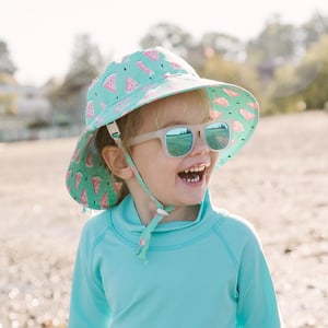 Kids Urban Polarized Sunglasses | Frosty White Aurora