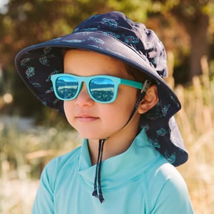Kids Urban Polarized Sunglasses | Teal Aurora