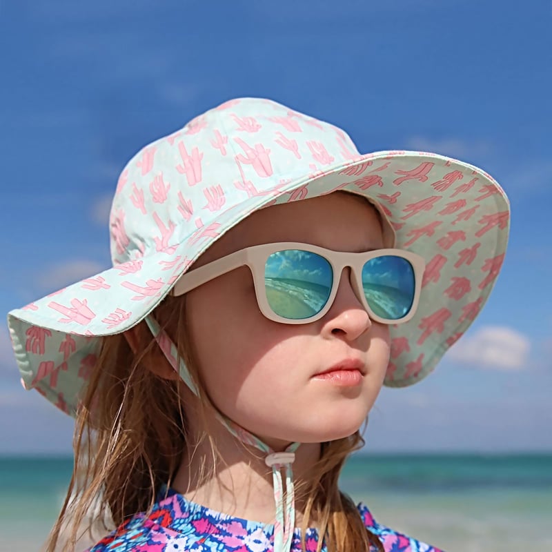 Kids Urban Polarized Sunglasses | White Aurora | Jan & Jul