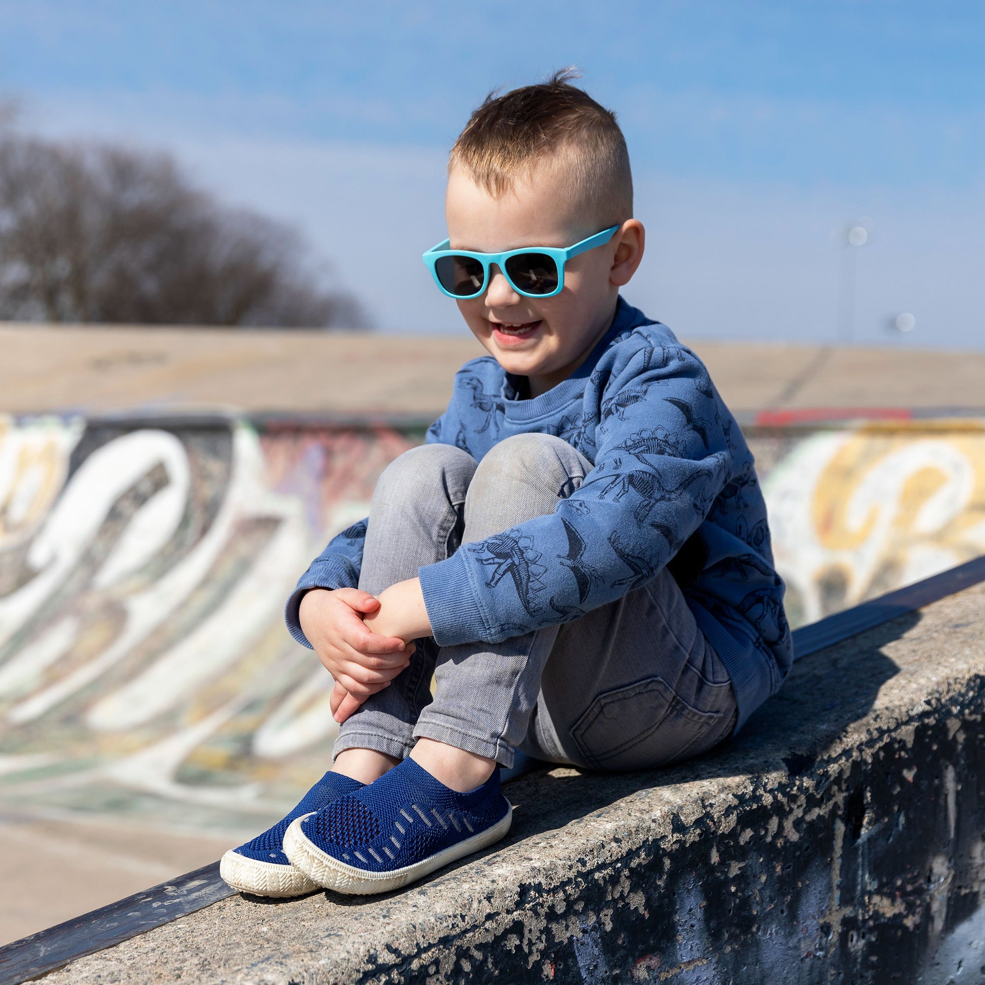Blue boy sunglasses online