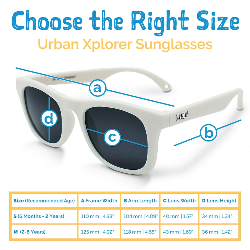 Kids Urban Polarized Sunglasses | White