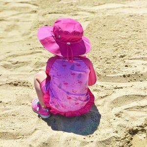 Kids Water Repellent Bucket Hats | Hot Pink