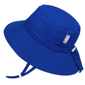 Kids Water Repellent Bucket Hats | Marine Blue