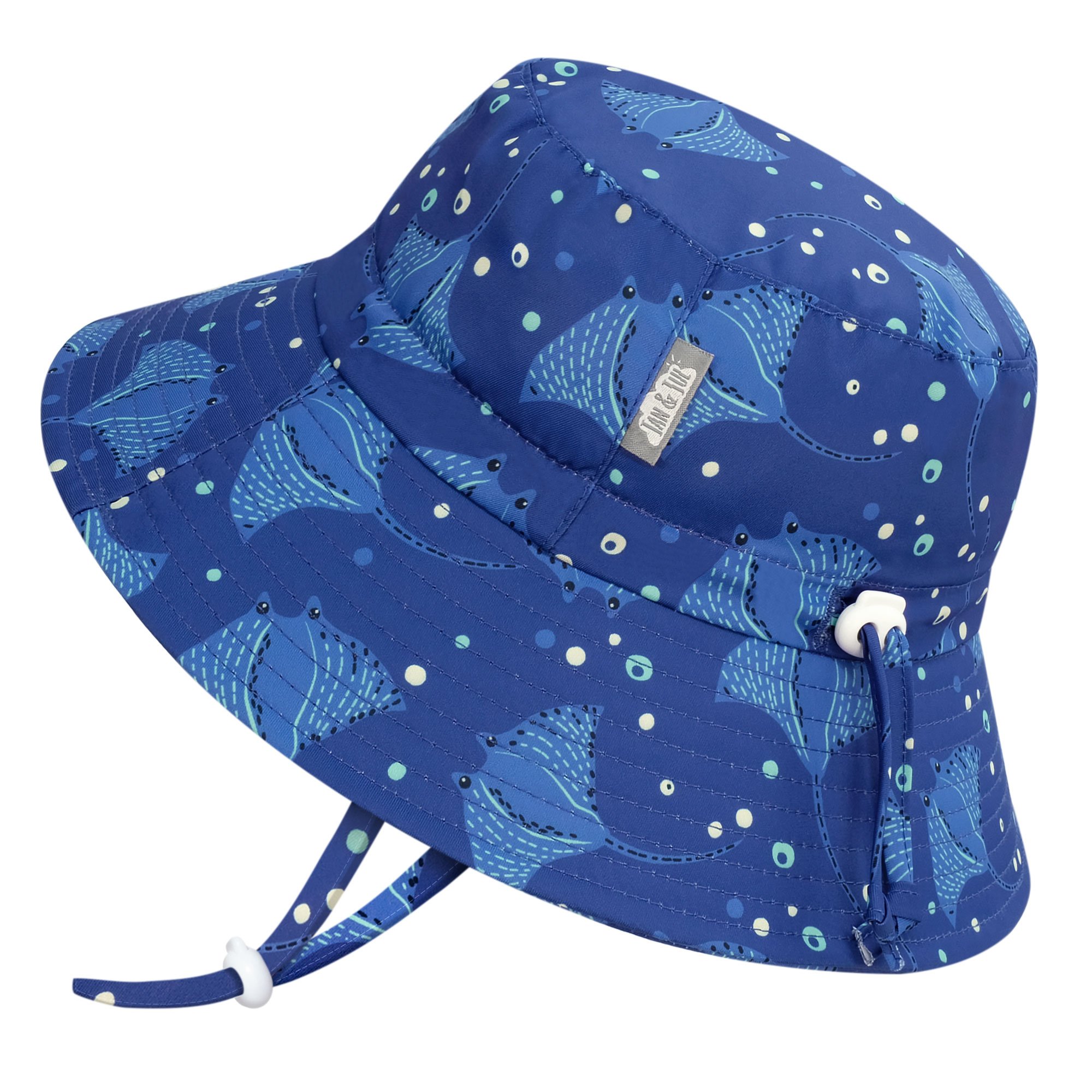 Sun Protection Childrens Waterproof Hats Blue Unicorn UPF 50 Sun