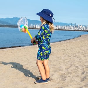 Kids Water Repellent Bucket Hats | Navy
