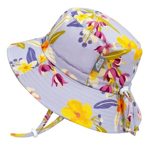 Kids Water Repellent Bucket Hats | Tropical Bloom