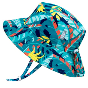 Kids Water Repellent Bucket Hats | Tropical