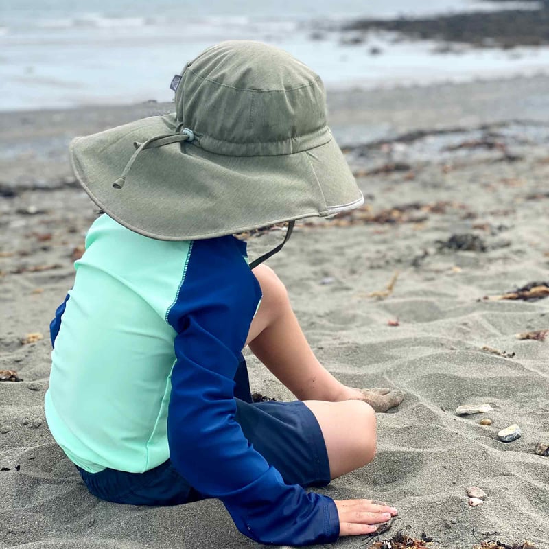 Kids Water Repellent Xplorer Hats | Army Green | Jan & Jul