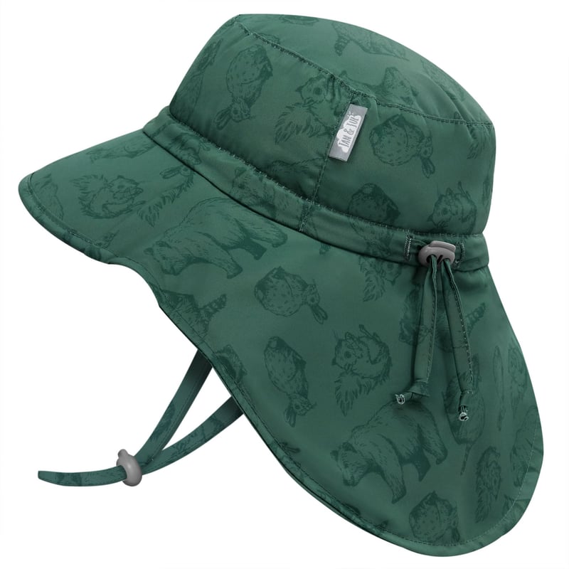 Kids Water Repellent Xplorer Hats | Forest Friends | Jan & Jul
