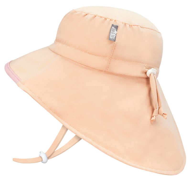 Kids Water Repellent Adventure Hats Light Pink