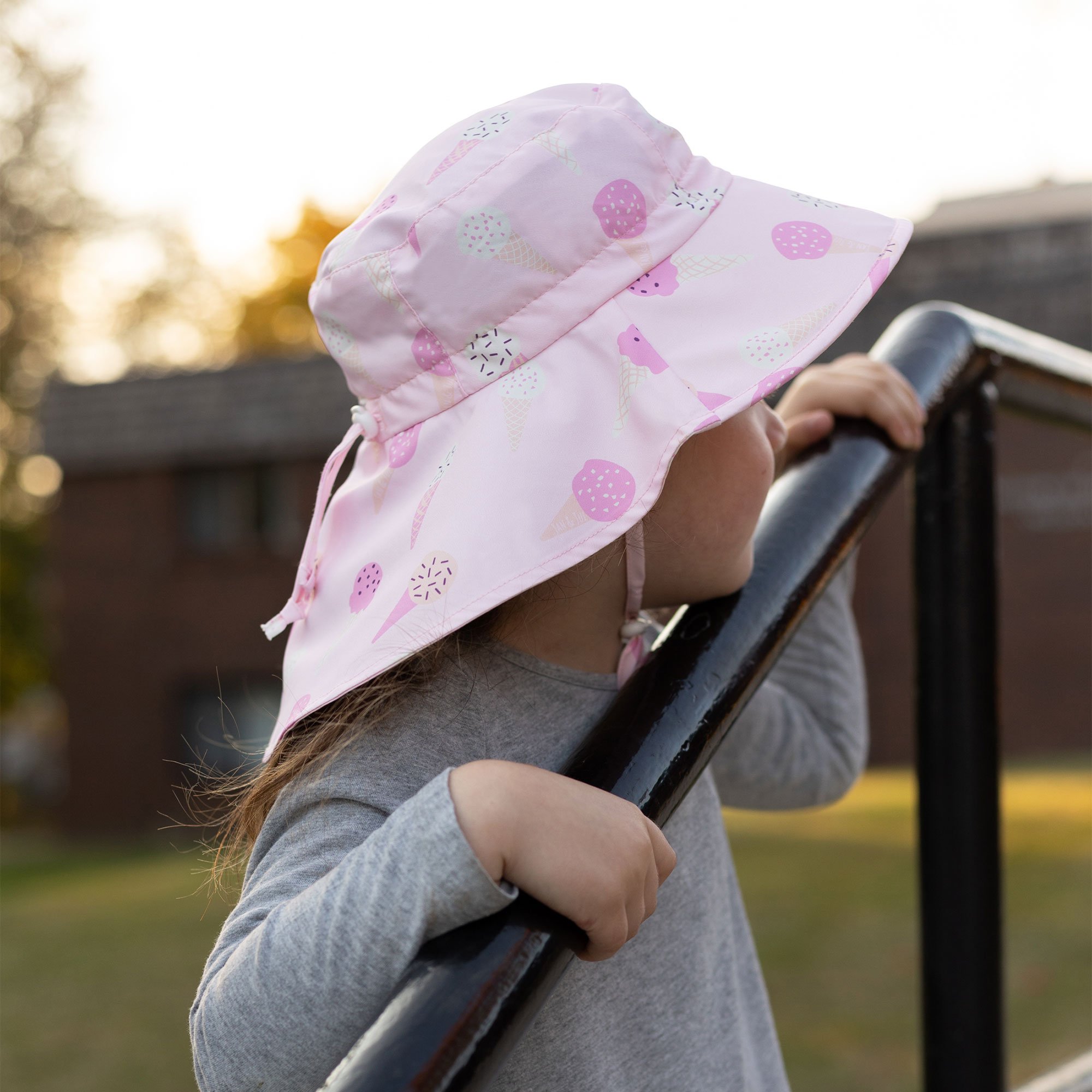 Jan & Jul Gro-with-me Aqua Dry Adventure Hat - Pink Ice Cream Jan & Jul Gro-with-me Aqua Dry Adventure Hat - Pink Ice Cream