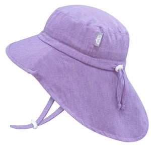 Kids Water Repellent Adventure Hats | Purple