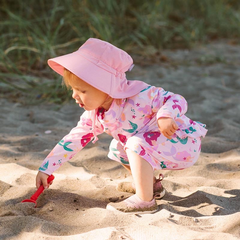 HUNT☆Travel Ripstop Bucket - Highlighter Pink Kids Water Repellent Xplorer Hats | Pretty Pink | Jan & Jul