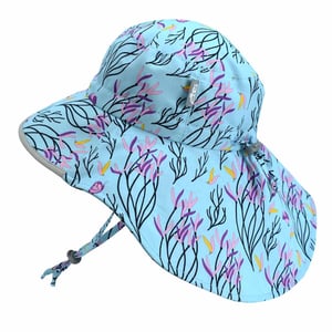 帽子 Cotton Nylon Water-Repellent Bucket Hat Foldable Water Repellent Quilted Rain Hat w/Adjustable