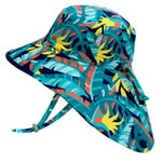 Kids Water Repellent Adventure Hats | Tropical