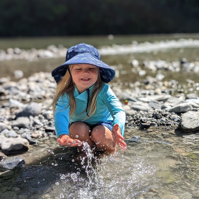 Kids Water Repellent Adventure Hats | Turtle