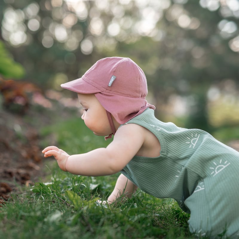 Sun Soft Baby Cap | Dusty Rose Sun Soft Baby Cap | Dusty Rose